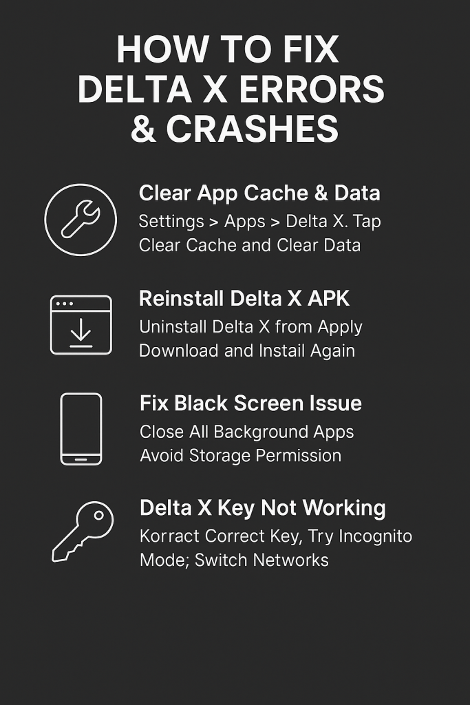 How to Fix Delta X Crashing or Not Opening